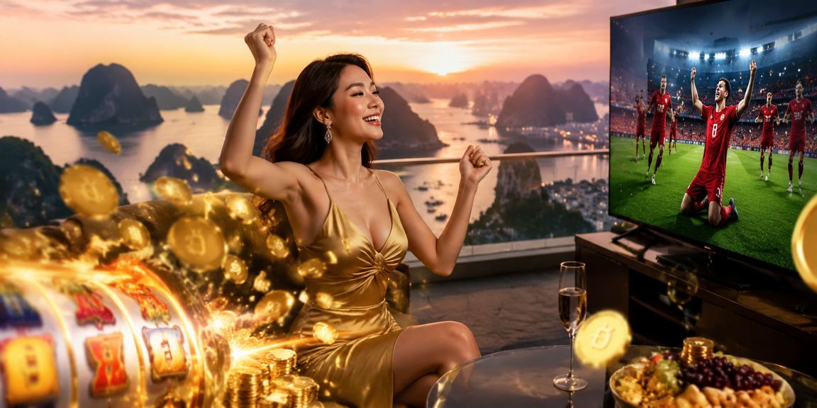 Giao diện slot game được hiển thị tại khu vực Hạ Long Bay